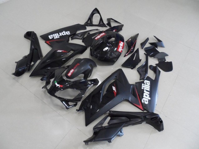 Aprilia RS 125 2006-2011 Verkleidungen - Schwarz Rot Streifen