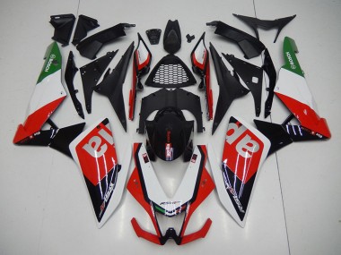 Aprilia RSV4 2009-2015 Verkleidung - Schwarz Rot