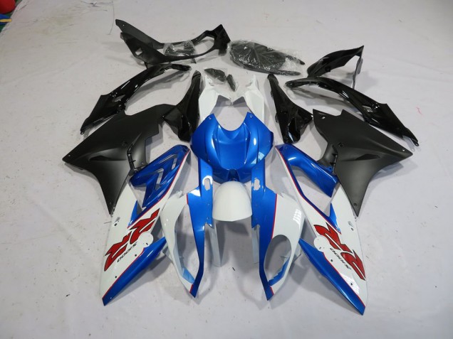 BMW S1000RR 2015-2018 Verkleidungen - Blau Weiß Schwarz BMW S1000RR 2015-2018 Verkleidungen - Blau Weiß Schwarz