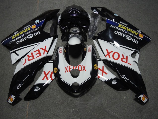 Ducati 749 2005-2006 Verkleidungen - SchwarzWeiß Xerox