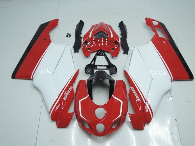 Ducati 749 999 2005-2006 Verkleidungen - Rot Weiß Rot Ducati 749 999 2005-2006 Verkleidungen - Rot Weiß Rot