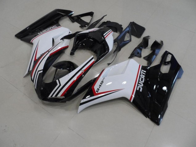 Ducati 848 1098 1198 2007-2014 Verkleidungen - Schwarz Dreifarbig Ducati 848 1098 1198 2007-2014 Verkleidungen - Schwarz Dreifarbig