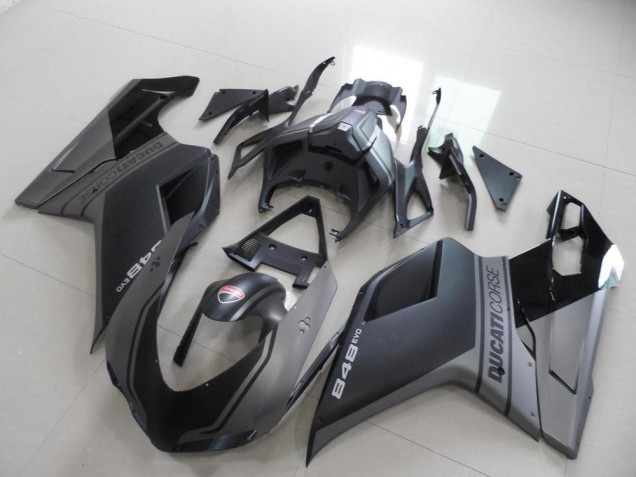 Ducati 848 1098 1198 2007-2014 Verkleidungen - Schwarz Ducati 848 1098 1198 2007-2014 Verkleidungen - Schwarz