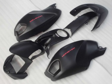 Ducati Monster 696 2008-2012 Verkleidungen - Schwarz Rot Monster