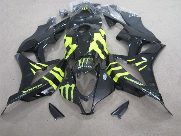 Honda CBR 1000 RR 2004-2005 Verkleidung - Schwarz Grünes Monster Honda CBR 1000 RR 2004-2005 Verkleidung - Schwarz Grünes Monster