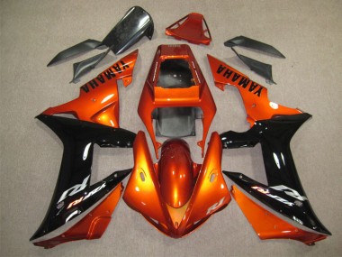 Honda CBR 1000 RR 2004-2005 Verkleidungen - Orange Schwarz