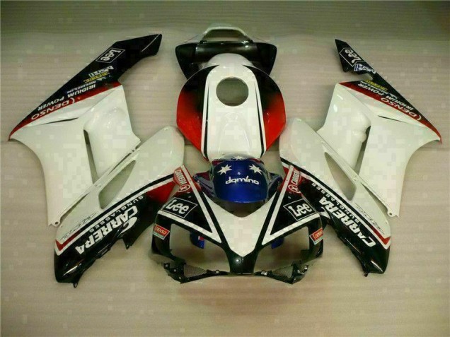 Honda CBR 1000 RR 2004-2005 Verkleidungen & Plastik - Weiß Schwarz