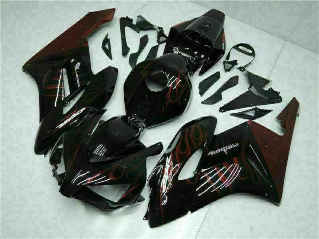 Honda CBR 1000 RR 2004-2005 Verkleidungen - Rot Flamme