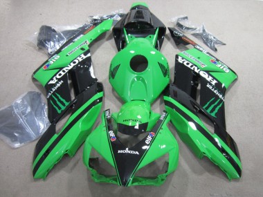 Honda CBR 1000 RR 2004-2005 Verkleidungen - Schwarz Grünes Monster