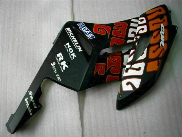 Honda CBR 1000 RR 2004-2005 Verkleidungen - Schwarz Orange