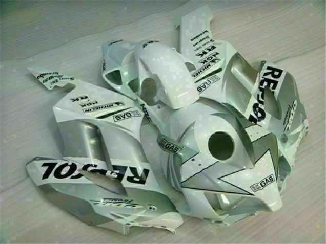 Honda CBR 1000 RR 2004-2005 Verkleidungen - Weiß Silber Repsol