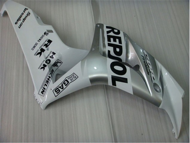 Honda CBR 1000 RR 2004-2005 Verkleidungen - Weiß Silber Schwarz Repsol