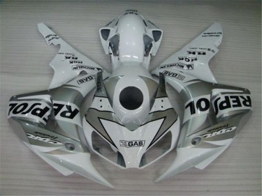 Honda CBR 1000 RR 2004-2005 Verkleidungen - Weiß Silber Schwarz Repsol