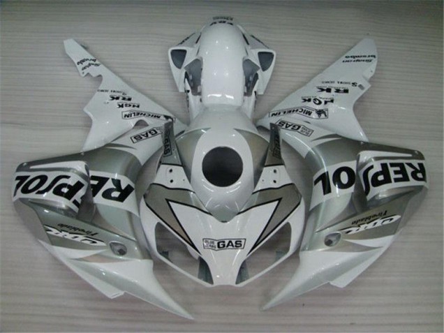 Honda CBR 1000 RR 2004-2005 Verkleidungen - Weiß Silber Schwarz Repsol