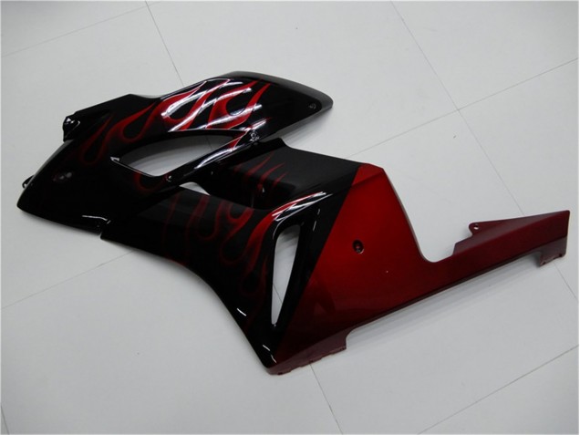 Honda CBR 1000 RR 2004-2005 Vollverkleidung - Rot Schwarz