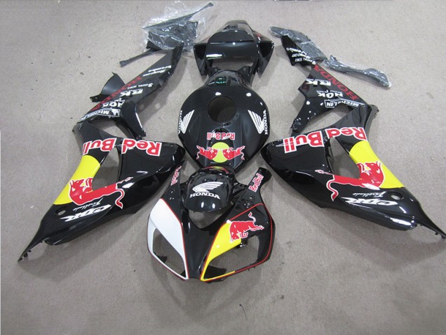 Honda CBR 1000 RR 2006-2007 Verkleidung - Schwarzer Rot Bull Honda CBR 1000 RR 2006-2007 Verkleidung - Schwarzer Rot Bull
