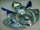 Honda CBR 1000 RR 2006-2007 Verkleidungen - Blau Flamme Silber
