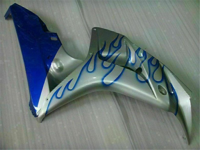Honda CBR 1000 RR 2006-2007 Verkleidungen - Blau Flamme Silber