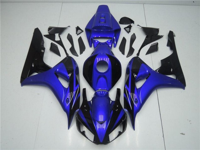Honda CBR 1000 RR 2006-2007 Verkleidungen - Blau Schwarz