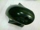 Honda CBR 1000 RR 2006-2007 Verkleidungen - Grüne Flamme Schwarz