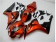 Honda CBR 1000 RR 2006-2007 Verkleidungen - Orange Schwarz