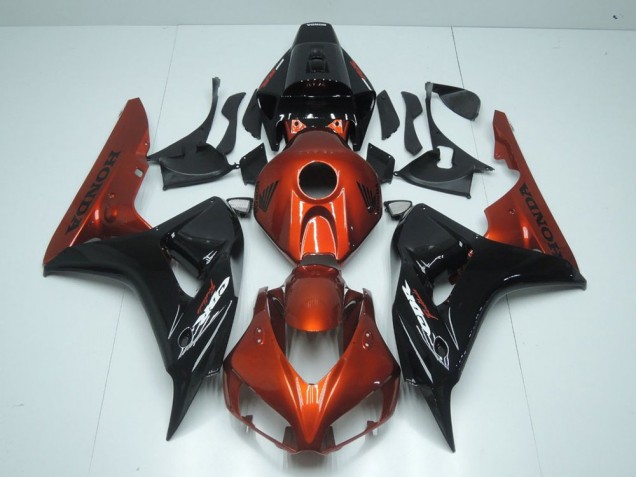 Honda CBR 1000 RR 2006-2007 Verkleidungen - Orange und Schwarz
