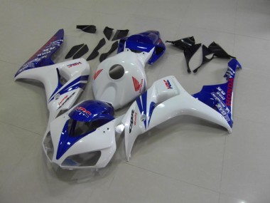 Honda CBR 1000 RR 2006-2007 Verkleidungen - Perl Weiß Blau