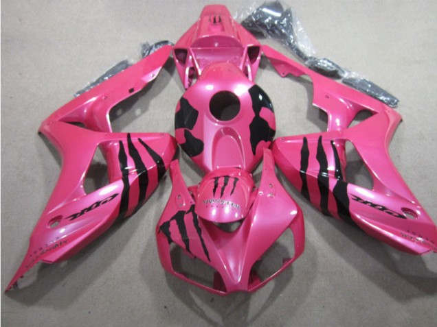 Honda CBR 1000 RR 2006-2007 Verkleidungen - Rosa Schwarz Monster Honda CBR 1000 RR 2006-2007 Verkleidungen - Rosa Schwarz Monster