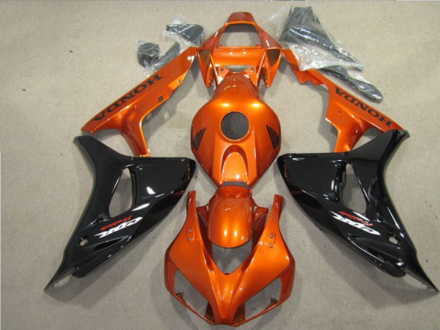 Honda CBR 1000 RR 2006-2007 Verkleidungen - Schwarz Orange Fireblade