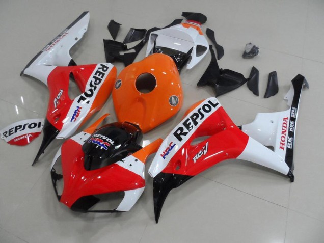 Honda CBR 1000 RR 2006-2007 Verkleidungen - Schwarz Rot Weiß Repsol