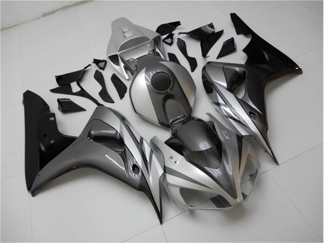 Honda CBR 1000 RR 2006-2007 Verkleidungen - Schwarz Silber Grau