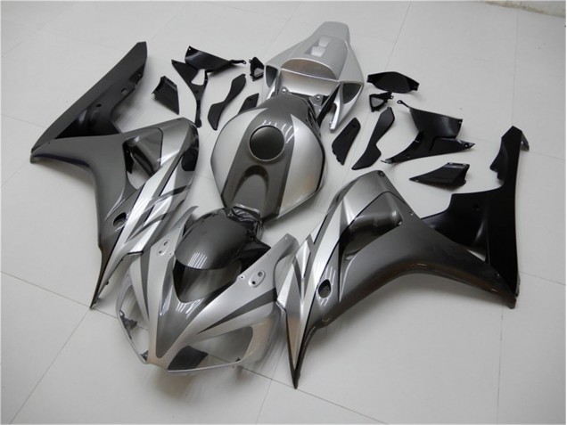 Honda CBR 1000 RR 2006-2007 Verkleidungen - Schwarz Silber Grau