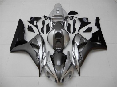 Honda CBR 1000 RR 2006-2007 Verkleidungen - Schwarz Silber Grau