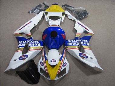 Honda CBR 1000 RR 2006-2007 Verkleidungen - Weiß Blau Rothmans
