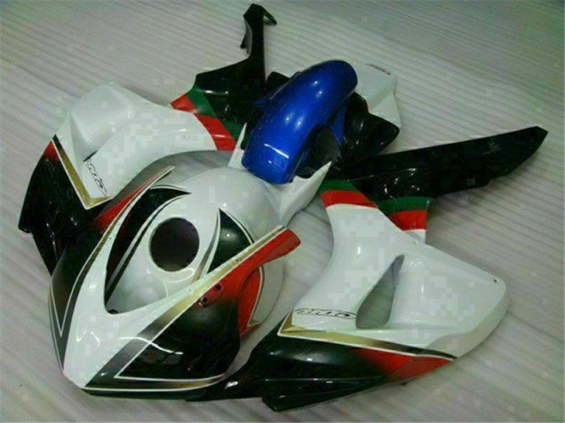 Honda CBR 1000 RR 2006-2007 Verkleidungen - Weiß Schwarz