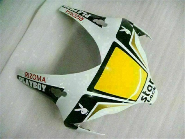 Honda CBR 1000 RR 2008-2011 Verkleidung - Weiß Schwarz Playboy