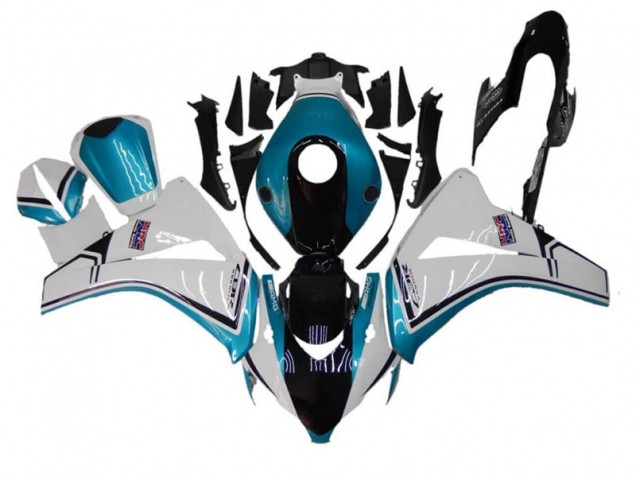 Honda CBR 1000 RR 2008-2011 Verkleidungen - Blau Weiß Schwarz