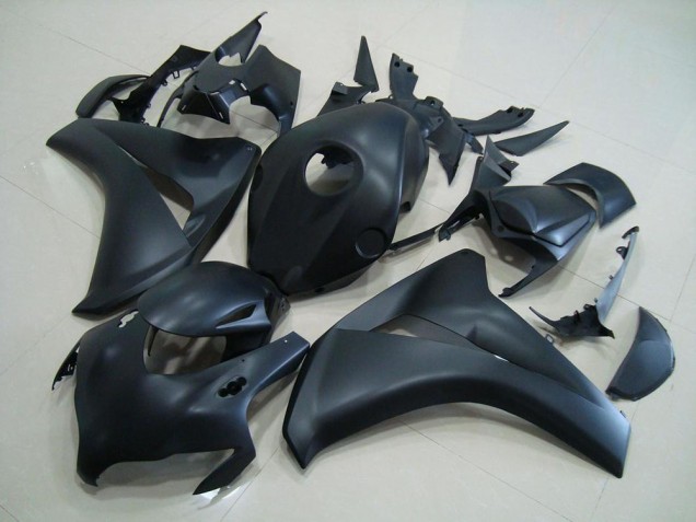 Honda CBR 1000 RR 2008-2011 Verkleidungen - Ganz Matt Schwarz