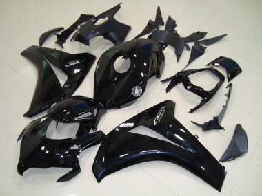 Honda CBR 1000 RR 2008-2011 Verkleidungen - Glänzend Schwarz Chrom Aufkleber