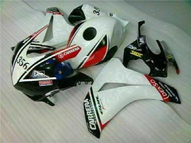 Honda CBR 1000 RR 2008-2011 Verkleidungen & Plastik - Weiß Schwarz
