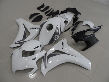 Honda CBR 1000 RR 2008-2011 Verkleidungen - Weiß Und Grau