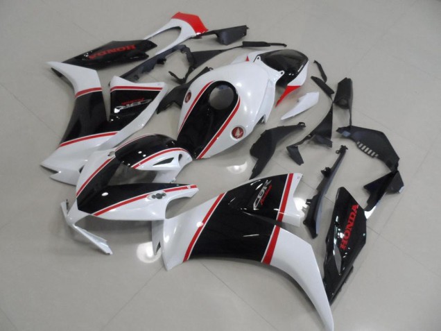 Honda CBR 1000 RR 2012-2016 Verkleidungen - Schwarz Weiß Rot Streifen