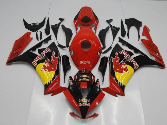 Honda CBR 1000 RR 2012-2016 Verkleidungen - Schwarzer Rot Bull