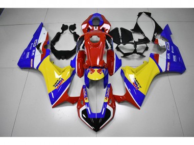 Honda CBR 1000 RR 2017-2023 Verkleidungen - Rot Gelb Blau HRC Rot Bull