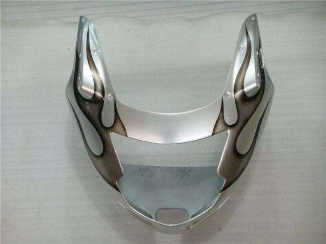 Honda CBR 1100 XX 1996-2007 Verkleidungen - Flamme Silber grau