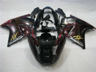 Honda CBR 1100 XX 1996-2007 Verkleidungen - Rot Flamme