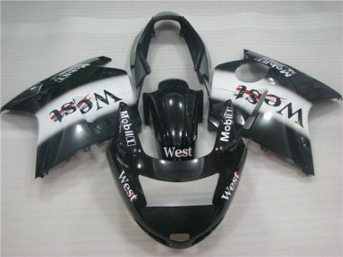 Honda CBR 1100 XX 1996-2007 Verkleidungen - Schwarz Weißes Westmuster