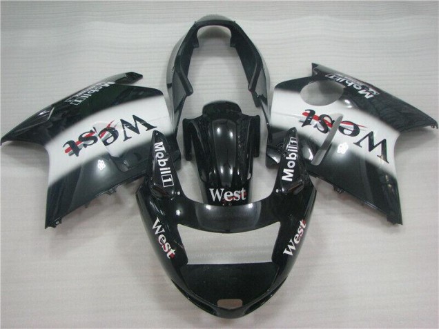 Honda CBR 1100 XX 1996-2007 Verkleidungen - Schwarz Weißes Westmuster