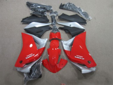 Honda CBR 125 R 2011-2013 Verkleidungen - Rot Silber Schwarz
