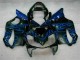 Honda CBR 600 F4i 2001-2003 Verkleidungen - Blau Flammen